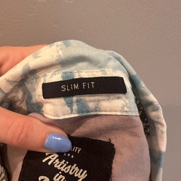 Artistry in Motion Cotton Tropical Hawaiian Short Sleeve Button Down Shirt Sz S - Picture 4 of 8